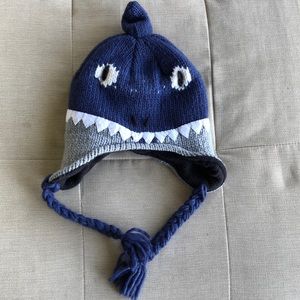 Boys shark beanie, size 8-12